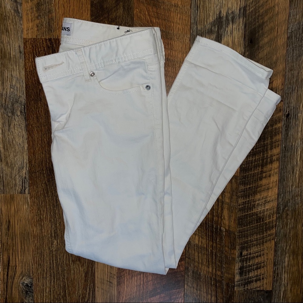Express Jeans Stella Low Rise Cropped Skinny Pants